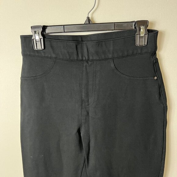 Spanx black pants back pockets slimming women’s size medium - Picture 2 of 10
